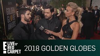Darren Criss Holds Men Accountable at 2018 Golden Globes | E! Red Carpet & Award Shows