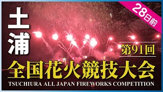 【土浦の花火】土浦イオンから　第91回土浦全国花火競技大会　28日前の様子