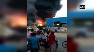 Massive fire breaks out in Udaipur’s warehouse