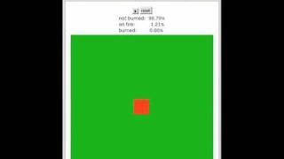 A Probabilistic Forest Fire Model