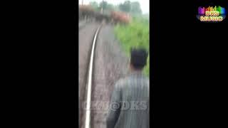 Elephant crossing koppara to chakulia railway line | #Elephant #hati #wildlife #animals