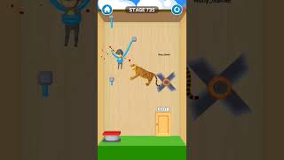 #rescue #cut gameplay level 735 #shorts