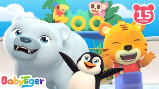 Five Zoo Animals + More Animals Kids Songs & Nursery Rhymes | Educational Songs | BabyTiger