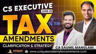 Tax Amendments 2025 - Clarification \u0026 Strategy ! CA Saumil Manglani