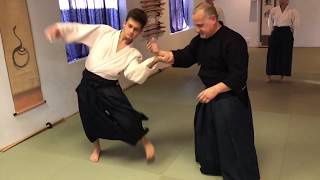 Aikido: Tai-no-Henko - Refining the Outward Turning Spiral (with Irimi Nage variation)