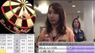 2017マスターズ　レディースシングルス決勝　田上　いづみ　vs　三崎　桂子