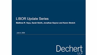 Dechert LIBOR Update Series