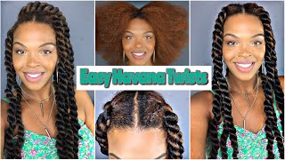 Senegalese Twist Havana Twist Rubber Band Method