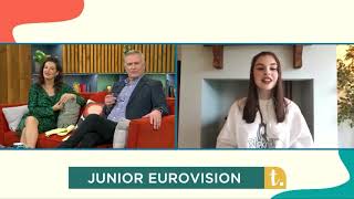 Junior Eurovision Ireland 2024 : Enya Cox Dempsey Interview On RTÉ Today Show