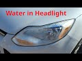 2014 Ford Focus Water in Headlight Repair.