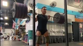 5x5 squat workout (175 kg. / 385 lbs.) (NO BELT)