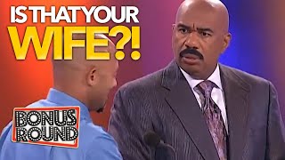 100 Married Men NOW DIVORCED! Funny Family Feud Answers With STEVE HARVEY!