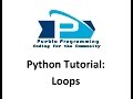 Python Tutorial #5: Loops