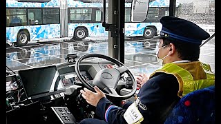 自動運転バスの実験公開　ＪＲ西、ローカル線代替も