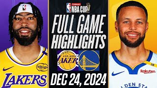 LAKERS vs WARRIORS FULL GAME HIGHLIGHTS | December 24, 2024 | NBA Full Game Highlights Today 2K25