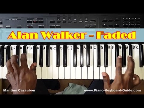 Alan Walker Faded Easy Piano Tutorial By Plutax Life More Cuy