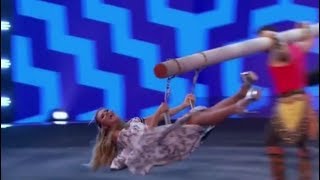 Strong Man Takes Heidi Klum & Howie Mandel for a Dangerous Ride | America's Got Talent 2017