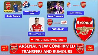 Arsenal New Confirmed Transfers and Rumours Summer 2023 ~ FT Elye Wahi, Ivan Fresneda & Josip Sutalo