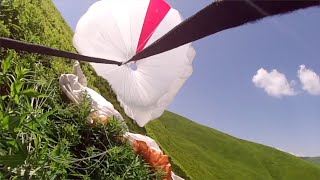 Параплан. Особые случаи. Разбор полетов.  Paragliding, special cases.