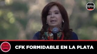 ENORME Y ÉPICO discurso de cierre de campaña de  Cristina Kirchner en La Plata