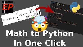 Convert Math to Python Code in One Click Using EngineeringPaper.xyz