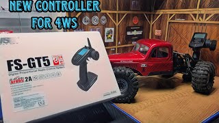 FlySky FS GT5 Controller For The RPRC Interceptor Build With 4WS