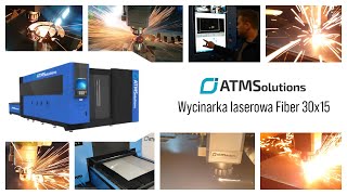 ATMSolutions - Wycinarka laserowa FIBER ATMS 1500W z automatycznym systemem wymiany materiału