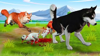 गर्भवती कुत्ते का दर्द दुष्ट लोमड़ी Garbhvati Kutte Ka Dard aur Dusht Lomdi Kahani Dog and Fox Story