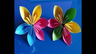 How to Make an Easy Kusudama Paper Flower | Easy Origami Kusudama  Making | DIY-Paper|Origami Flower