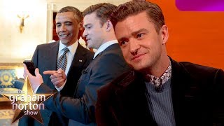 Barack Obama Didn't Believe Justin Timberlake Made A Half Court Shot | The Graham Norton Show