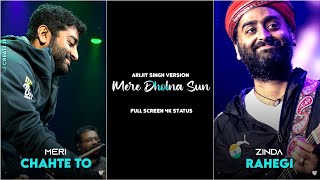 Mere Dholna Sun Arijit Singh Version Status🥀 Ami Je Tomar full screen 4K Status❣️Bhool Bhulaiyaa 2