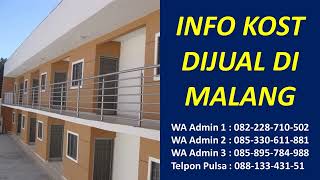 Dijual Rumah Kost di Malang Mewah 5 Menit dari ke Kampus Binus