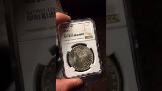 1881 S MS 64 Morgan Dollar!!!! First silver Video