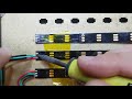 Wordclock project - LED matrix assembly demo