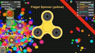 Fisp.io High Score 19,500,000 (Fidget Spinner Golden)