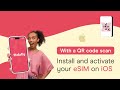 How to Install eSIM on iPhone Using QR code | Holafly