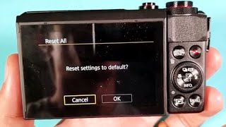 Canon G7X Mark ll: How to Reset Back to Factory Defaults