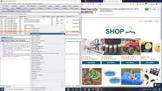 Developing a custom gadget chain for Java deserialization (Video solution)