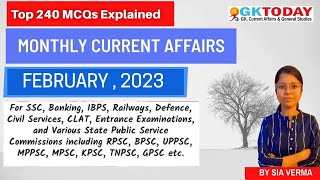 February 2023  Full Month Current Affairs | GK Today Monthly Current Affairs