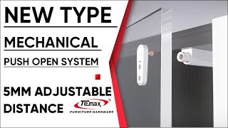 How to use the door hinge push open system door latch | New type Mechanical