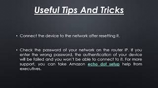Solve Out The Amazon Echo And Wi Fi Network Connection Problem