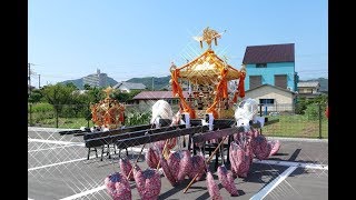 6461令和元年岩井合同祭：天満神社の神輿乱舞at旧岩井小学校 　R1iw3