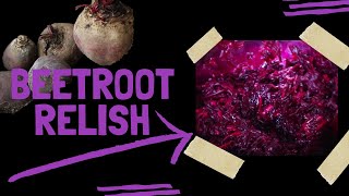 Beetroot relish |How to Pickle | tinyfoodscoop