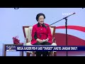 pasang badan untuk kader pdip megawati hasto jangan takut jika benar