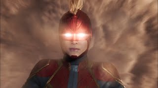 Captain Marvel   Final Battle Fight End Scene   Carol Danvers reaches binary mod