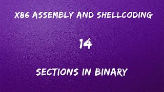 x86 Assembly and Shellcoding - 14 Sections
