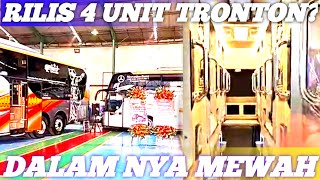 Rilis 4 unit tronton miyor dalam nya paling mewah 1 bus ada 3 clas di dalam nya !? wow