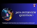 JAVA INTERVIEW QUESTIONS  | 14. How do you implement a binary search in Java?