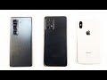 Samsung Galaxy A72 Vs Iphone X Vs Infinix Hot 50 Pro+ | Speed Test & Comparison