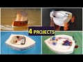 4 Easy DIY DC Motor Boat Projects - 2024